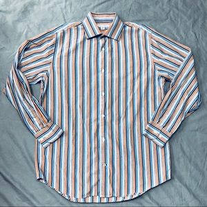 Banana Republic Men’s  Dress Striped Shirt Medium